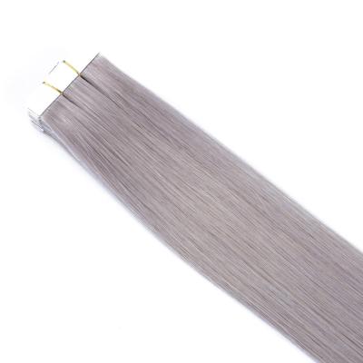 China European High Quality Silky Straight Wave Hair Tape In Extension Remy Tape Hair Extensions Natural Hairline en venta