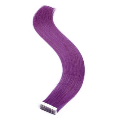 China Silky Straight Wave Tape In Human Hair High Quality European Remy Tape Hair Extensions Natural In Dubai à venda