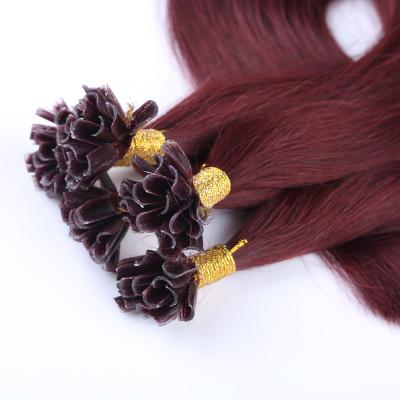 China Prebonded Silky Straight Double U Tip Virgin Hair Keratin Hair Extensions Top Quality Double Wave U Tip Hair Extension for sale