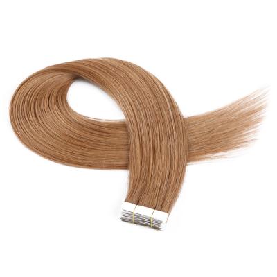 China European High Quality Silky Straight Wave Hair Tape In Extension Remy Tape Hair Extensions Natural Hairline for sale