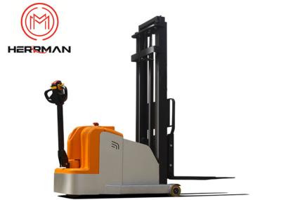 China Walkie Counterbalanced Type Electric Pallet Stacker Capacity 1000kg Lifting height 2500mm for sale