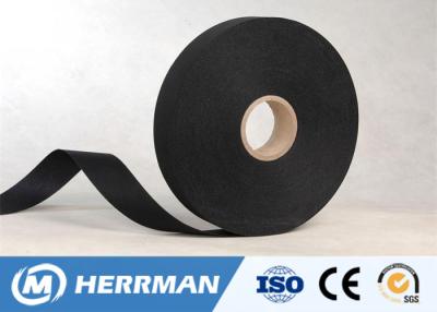 China Nylon Double Sided Semi Conductive Tape / Black Conductive Tape Mv Cable Accessories   for sale