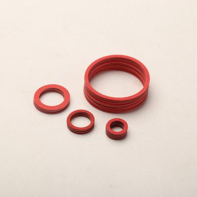 China Car/Industrial/Machine Insulating Red Steel Paper Gasket ROHS Insulators Wedge Meson Pad Spacers Fiber Flat Gasket Nuts for sale