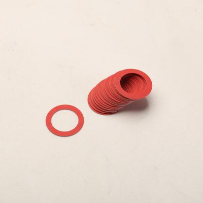 China Competitive price premium quality car/industrial/machine thin circular gasket manufacturer china custom logo red steel paper gasket for sale