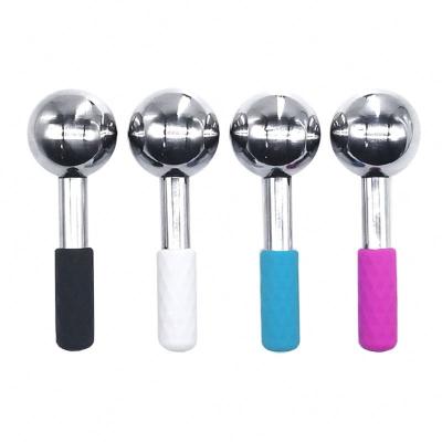 China Hot Selling Custom SSMY BQB504 2021 Custom Blood Vessels Removal Stainless Steel Massage Ball Metallic Ice Globe Rollers for sale