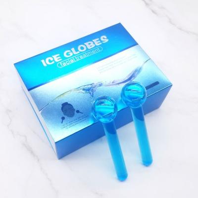 China Blood Vessel Removal SSBT BQC331 Cooling Globes Roller Beauty Skin Care Frozen Facial Massager for sale