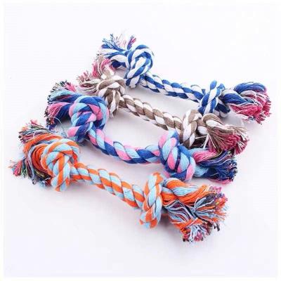 China Eco Friendly Custom Made Interactive Indestructible Cotton Chew Dog Rope Pet Toy for sale