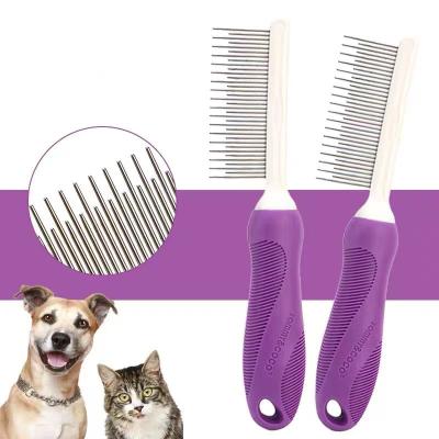 China Sustainable Pet Hair Grooming Undercoat Rake Comb For Dog And Cat for sale