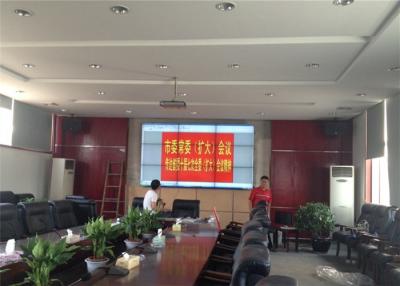 China Diversos puertos de la señal del bisel del monitor HD LCD de la ayuda video estrecha estupenda de la pared 55 pulgadas en venta