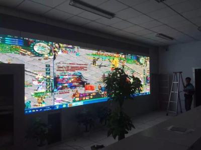 China Lecede Glass Transparent LED Wall High definition Full Color for sale