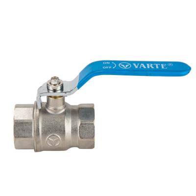 China General Hui Teng Supplier Varte Brand Heat Resistant Long Handle Thread Brass Iron Ball Valves for sale