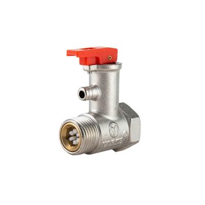 China General Plastic Handle Nickel Plated Normal Temperature Water Hearter Safety Relief Valves For Bathroom for sale