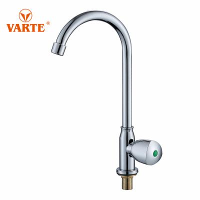 China Thermostatic Faucets Single Hole Cold Water Kitchen Mixer Sink Brass Faucets Zinc Alloy Single Cold Tap For Kitchen Sink for sale