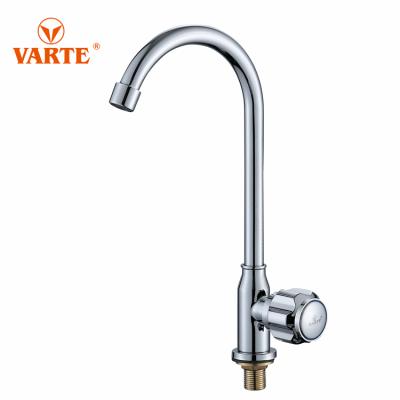 China Cold Water Thermostatic Zinc Alloy Single Hole Kitchen Mixer Taps Kitchen Mixer Sink Brass Taps Faucet For Kitchen Sink for sale