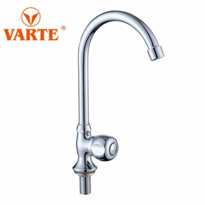 China Thermostatic Faucets Polished Single Handle Long Neck Taps Basin Mixer Cheap ABS Plastic Faucets Tap for sale