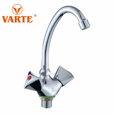 China Factory Directly Faucets Kitchen Sink Faucet Brass Mixer Single Hole Thermostatic Zinc Alloy Single Handle for sale