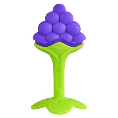 China Soft Safe Flexible Infant Soft Toy Silicone Fruit Shape Teething Toys Teether For Newborn Baby Shower Gifts for sale