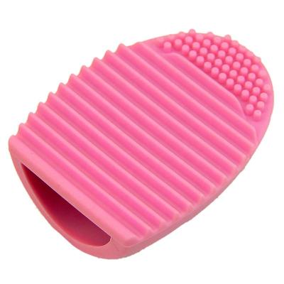 China For commercial & Portable Home Use Silicone Makeup Brush Mat Brush Cleaner Pad Cosmetic Washing Brush Cleaner for sale