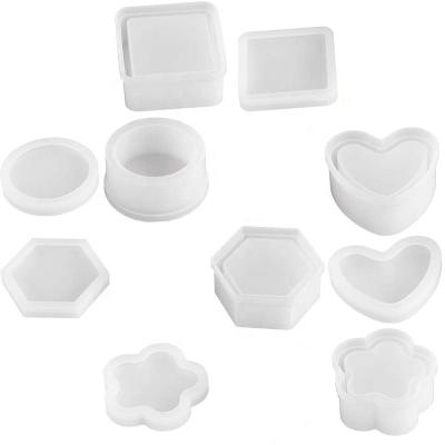 China DIY Disposable Soft Durable Silicone Resin Molds Undeformed Resin Casting Molds For Soap Etc. candle wax epoxy resin for sale