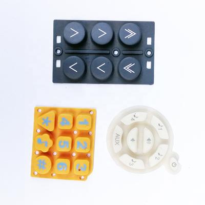 China Silicone Rubber Conductive Buttons Silicone Rubber Custom Keypad for sale