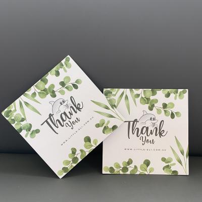 China Recyclable High Quality Custom Thank You Cards For Wedding Or Birthday, Thank You Cards, Business Card for sale