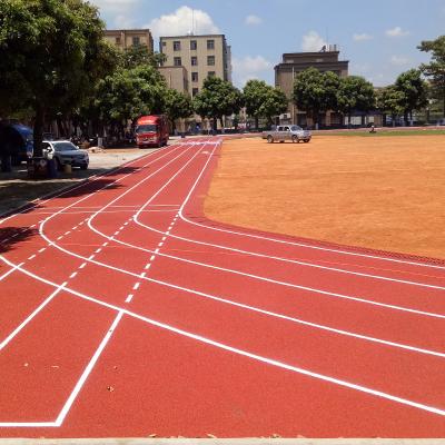 China PU Spray Coated EPDM Granule 13mm Jogging Track Material Eco-Friendly for sale