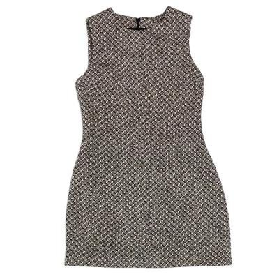 China New Arrival Autumn Fashion Plaid Midi Sleeveless Thick Dress Anti-Static With Waist For Ladies for sale