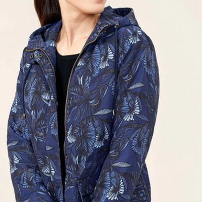 China Waterproof Cheap Custom Winter And Autumn Plus Size Ordinary Waterproof Digital Printing Coat For Ladies for sale