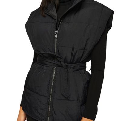 China High Quality 2022 Viable Service OEM Outwear Popular Essentials 100% Nylon Sleeveless Stripper Jacket For Woman for sale