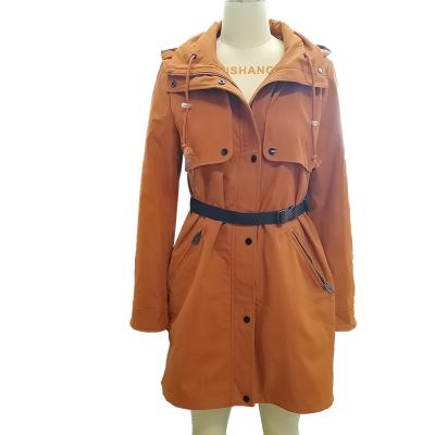 China New Arrivals Fashionable Good Price Ladies Breathable Workmanship Elegant Thin Trench Coat for sale