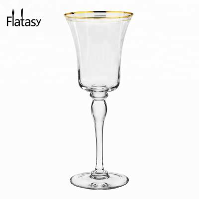 China Wholesale Crystal Wine Glasses Set For Tabletop Wedding Event for sale