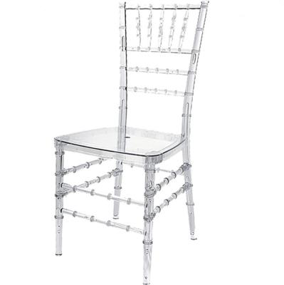 China DEACORY Hotel Modern Wholesale Transparent Acrylic Wedding Banquet Dining Chairs for sale