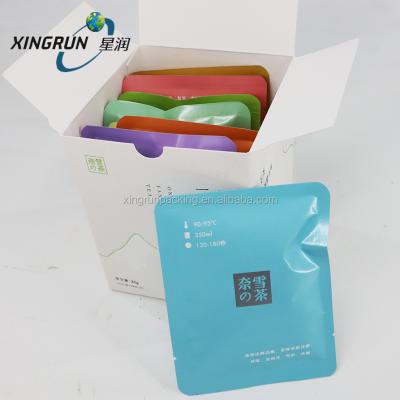 China Custom Empty Barrier Tea Coffee Sachet Packaging Pouch Bag Small In Box, Small Envelope Cover Bag For Tea Coffee for sale