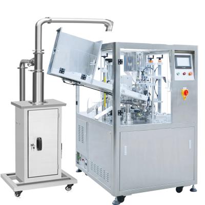 China Tea hand sanitizer gel tube filling and seal packing machine for sale