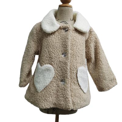 China High Quality Winter Windproof Kid Clothes Wholesale Girls Real Fur Jackets Warm Black Fox Kids Sheepskin Genuine Fur Coats Clothing OEM for sale