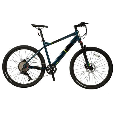 China Aluminum Alloy Warehouse Euro Inch Electric Mountain Bike Full Stock Suspension 27.5 250W 10 Speed for sale