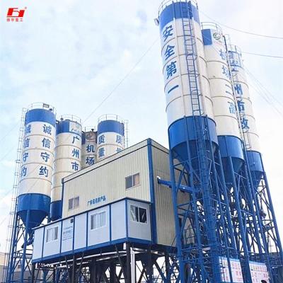 China High Quality HZS180 Plant Fixed Concrete Mixing Equipment 180m3/h Moving Concrete Mixing Plant for sale