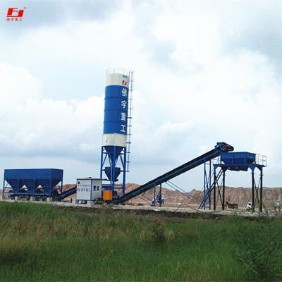 China WCB200t Prime Motor Construction Site Miniature Concrete Soil Cement Mixing Stable Mixing Plant for sale