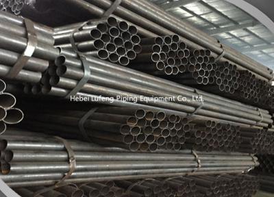 China BS1387 EN39 scaffolding ERW black steel pipe structure pipe for sale