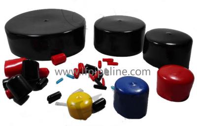 China 20mm--150mm pvc pipe end cap, round black plastic end caps for pipes, threaded tube end covers for sale