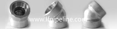 China hdpe socket weld fitting/pe pipe 45 elbow for sale