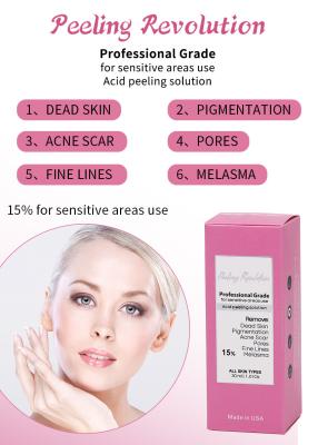 China 30ml Skin Peeling Serum / Professional Grade Liquid Set for Face Skin Exfoliation Solution for sale