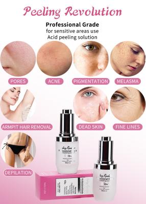 China Skin Exfoliating Serum 15% Peeling Solution Professional Grade Skin Peeling Serum for sale