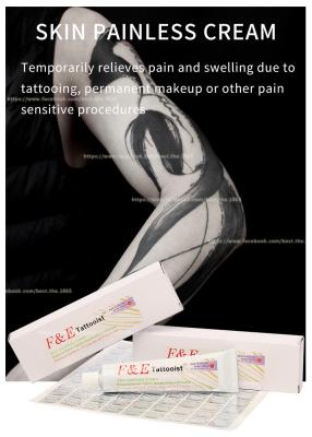 China Tattoo Pain F&E Numbing Cream Anesthetic 30G Effect Lasting For 3 Hours for sale