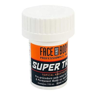 China Tattoo Face And Body Numbing Gel Sustaine Super Trio TGel polishcal Anesthetic Gel for sale