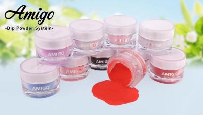 China Easy Molding Nail Dip Powder Kit Amigo Acrylic Nail Dipping System Odorless for sale