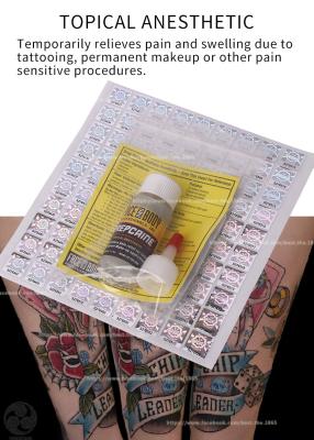 China PREPCAINE 30ml Sustain Numbing Gel Tattoo Anesthetic Pain Relieving Gel zu verkaufen