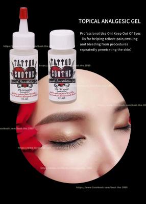 China Permanent Makeup Tattoo Numbing Gel 30ml OEM Logo Pain Free Tattoo Anesthetic Gel zu verkaufen