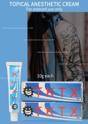 China Anesthetic TKTX Tattoo Numbing Cream Stopping Pain PMU Lip Tattoo Aftercare Cream à venda