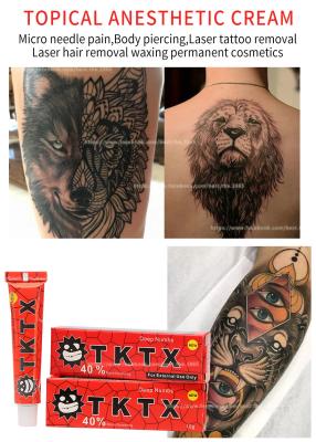 中国 Possible TKTX Tattoo Numbing Cream Anesthetic Painless For Microneedling 販売のため